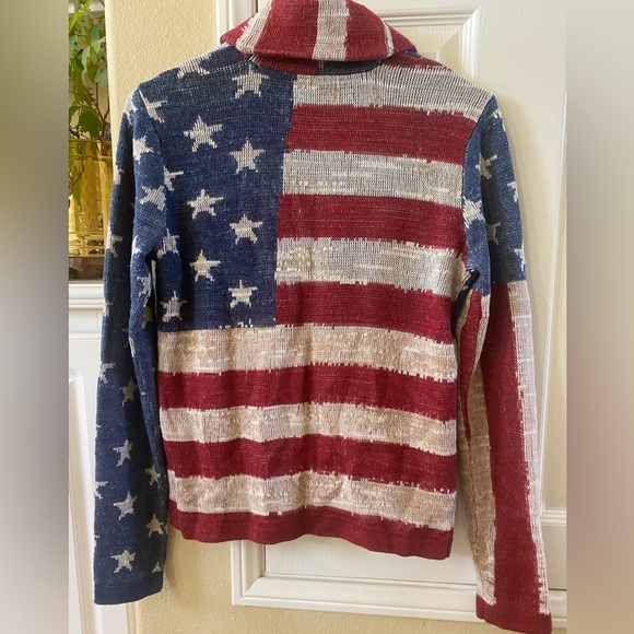 Americana special edition Ralph Lauren patriotic intarsia cardigan - Picture 6 of 8